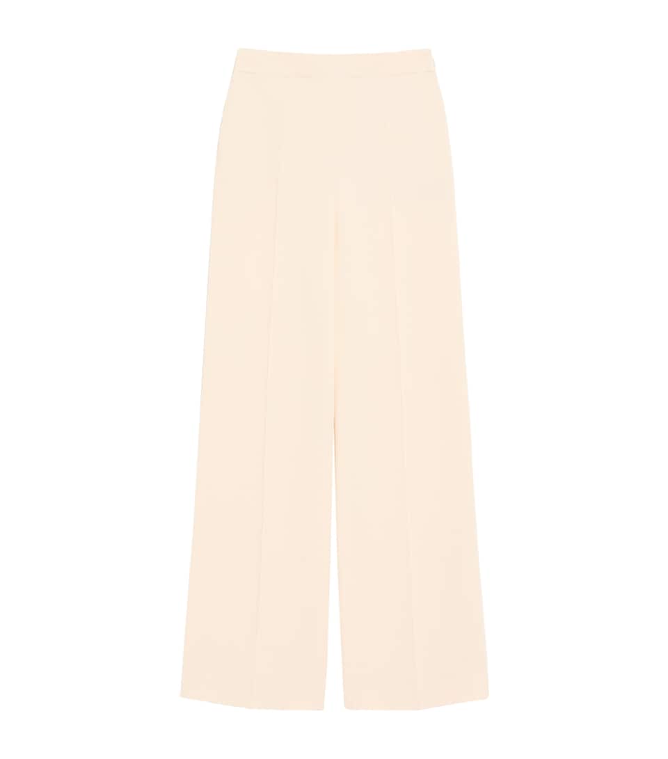 Valentino Womens Silk Tailored Trousers
