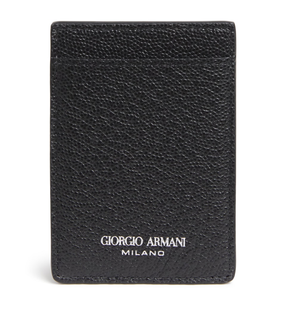 Grained Leather Card Holder