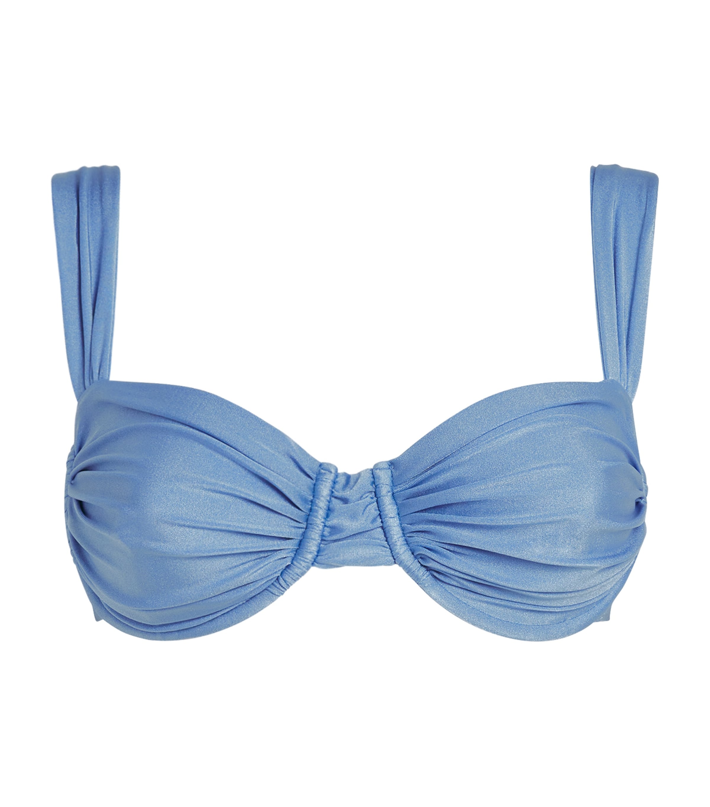 Faithfull The Brand Womens Sol Bikini Top Sapphire
