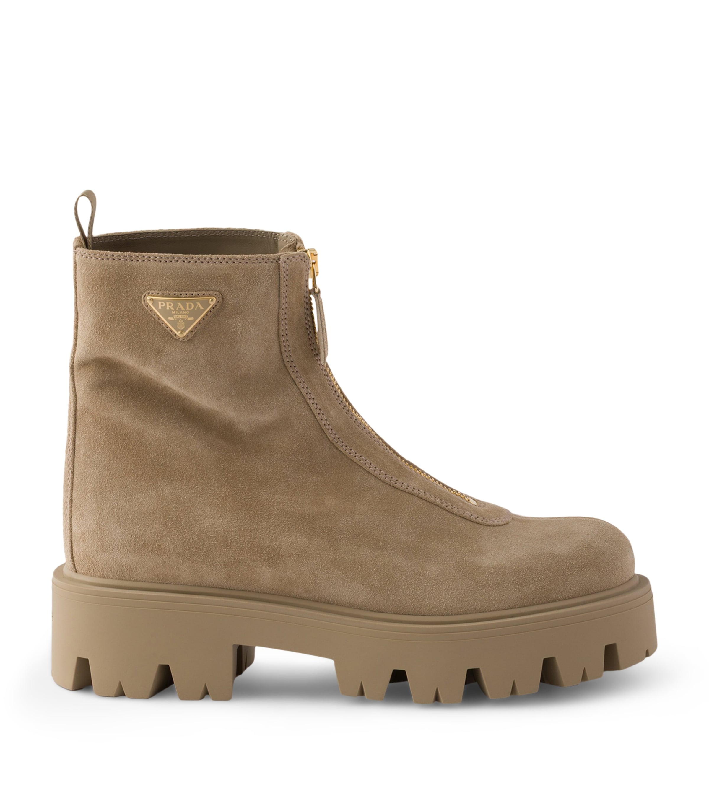 Suede Triangle Ankle Boots 50