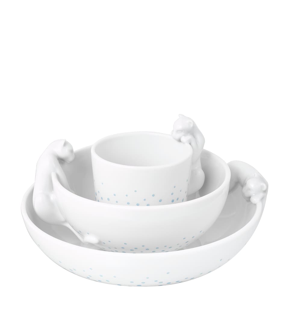Cartier Baby Panther 3-Piece Crockery Set
