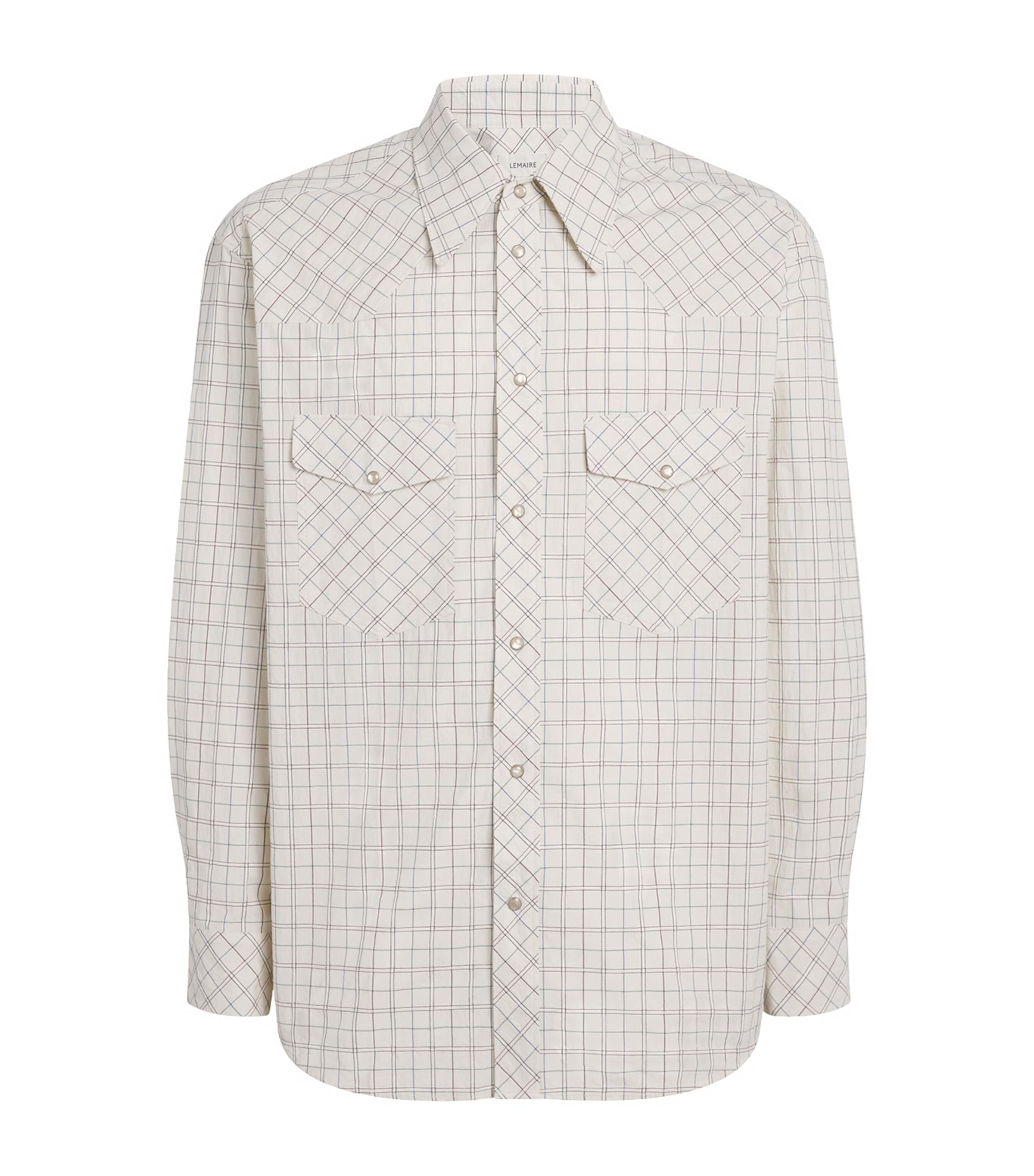Cotton Check Western Shirt