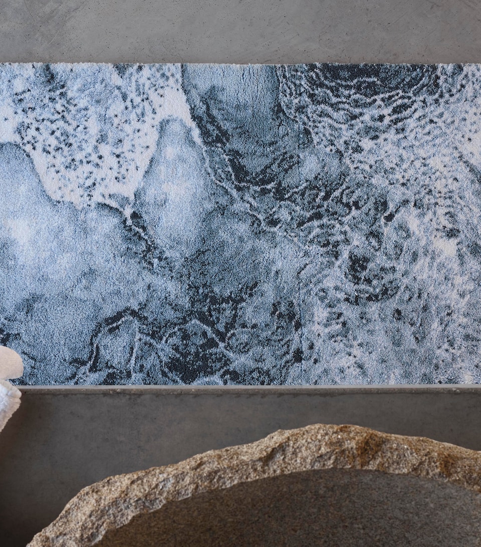 Abyss & Habidecor Nazaré Bath Mat (70cm x 130cm) Denim