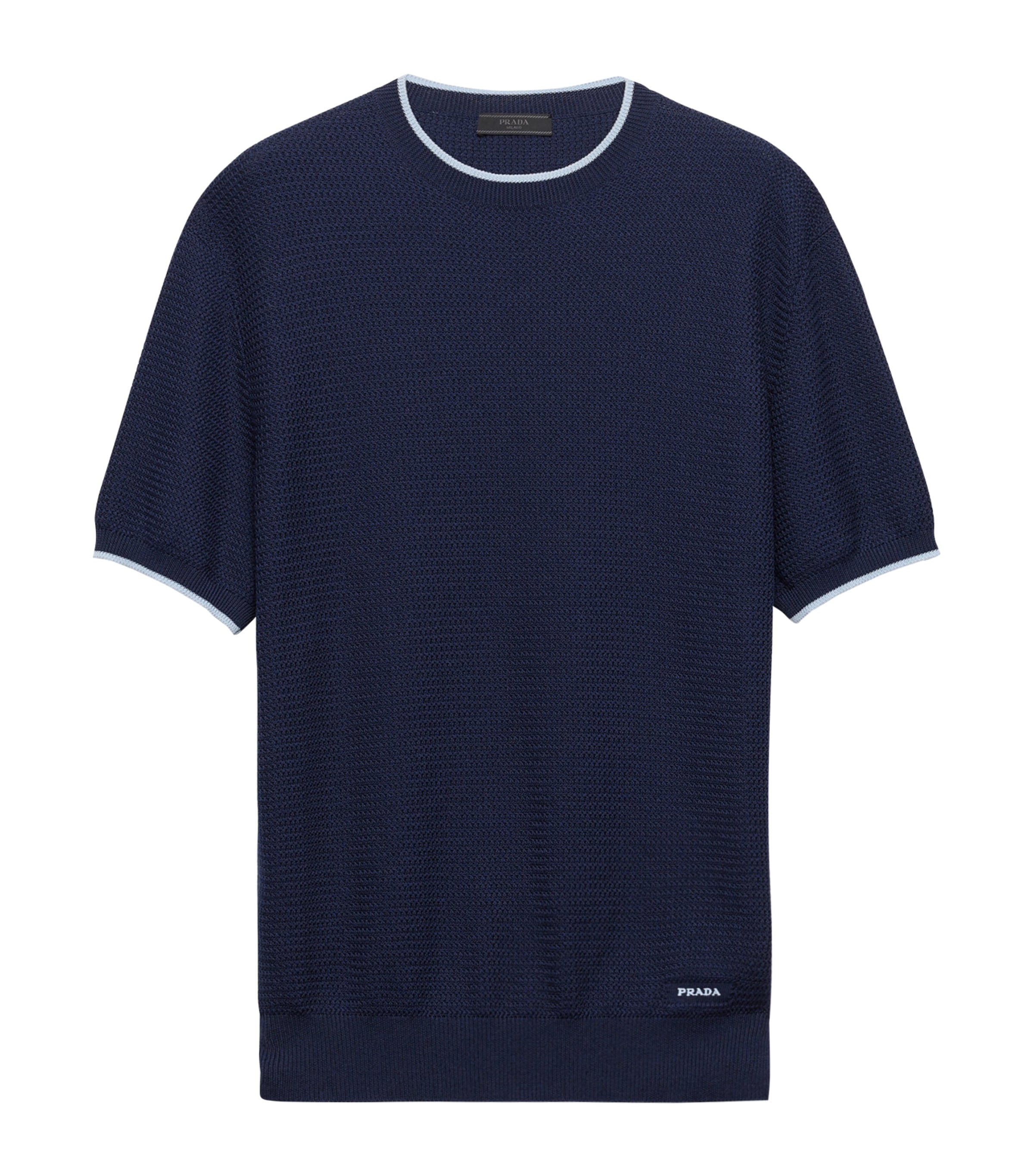 Tシャツ・カットソー THOM BROWNE Men T Shirts MJS282A J0199415 Blue Thom Browne T-Shirt - Blue - Men | MJS282AJ0199415 | thebs.com