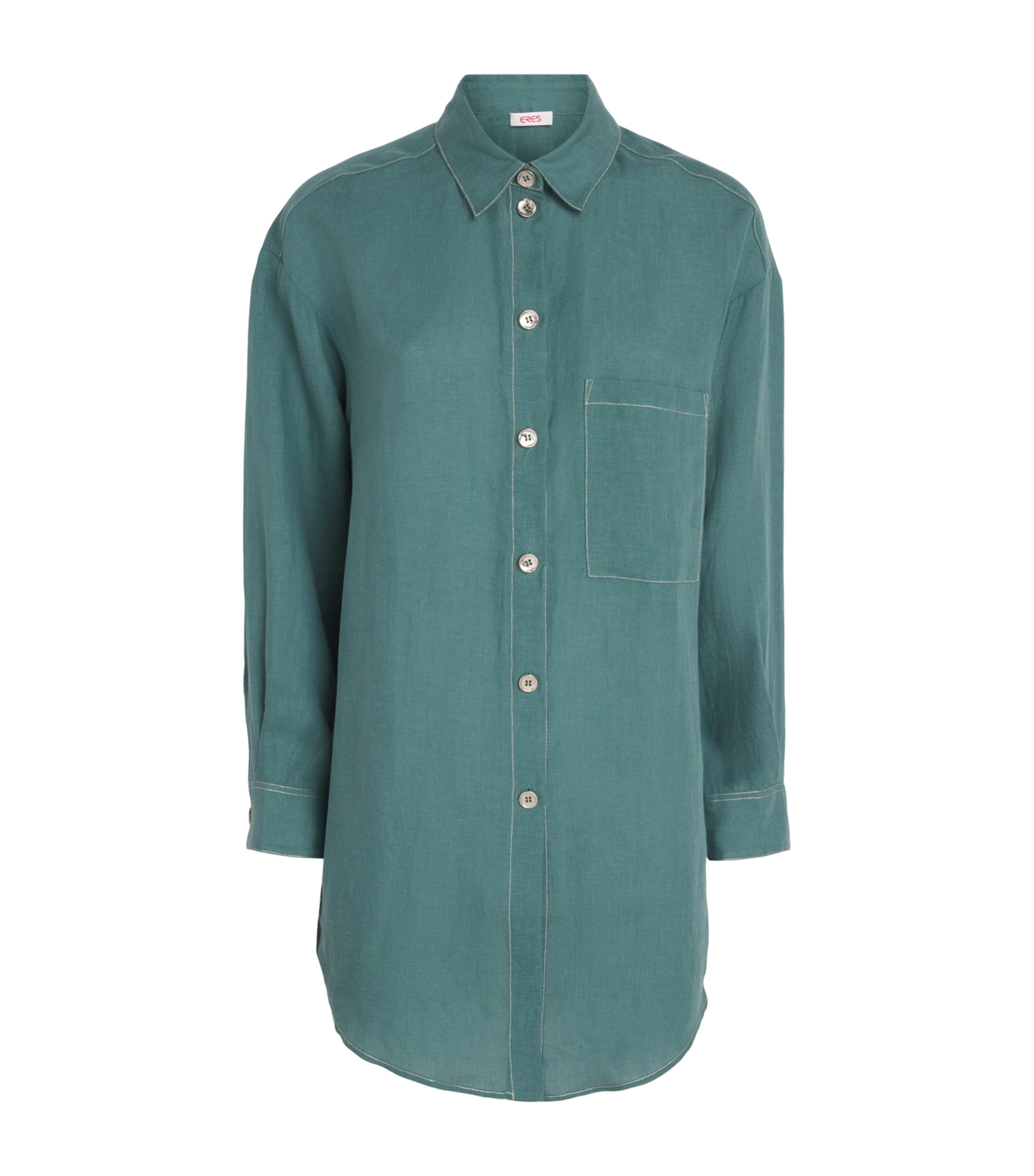Eres Womens Linen Flashing Shirt Menthol