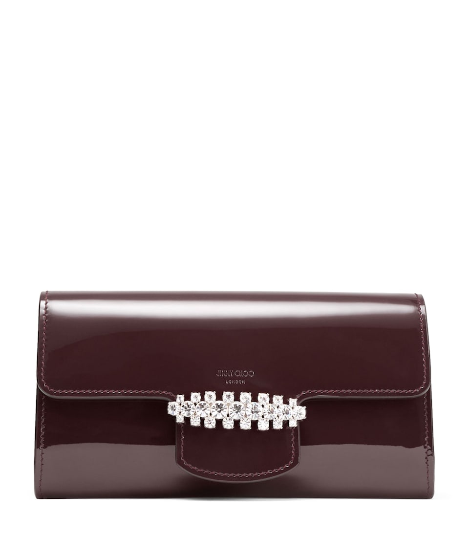 Bing Patent Leather Wallet-On-Chain