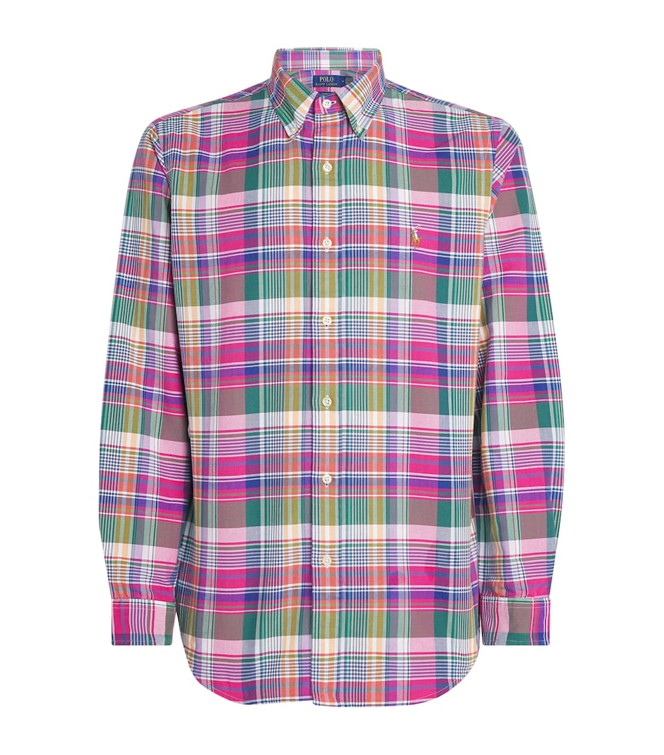 Cotton Check Oxford Shirt