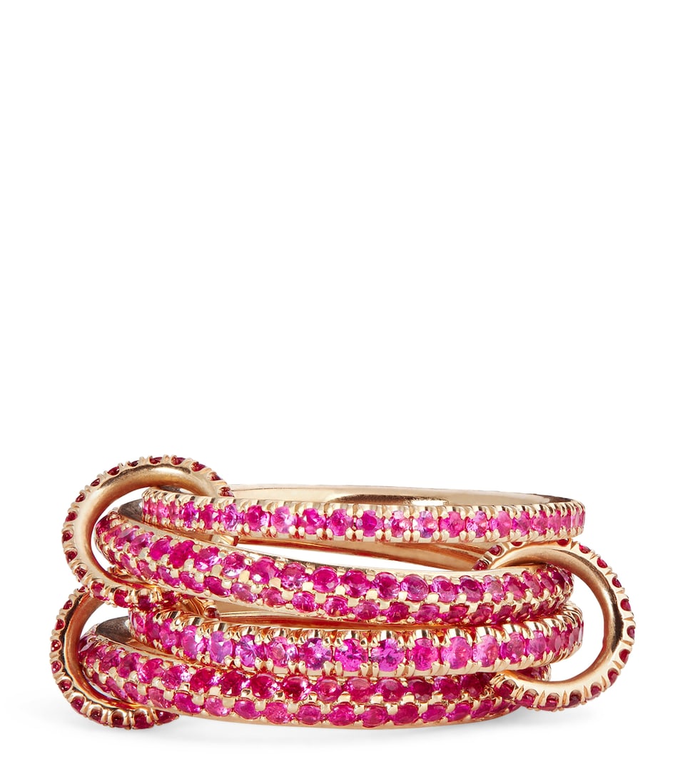 Rose Gold and Ruby Delphinus Rouge Ring