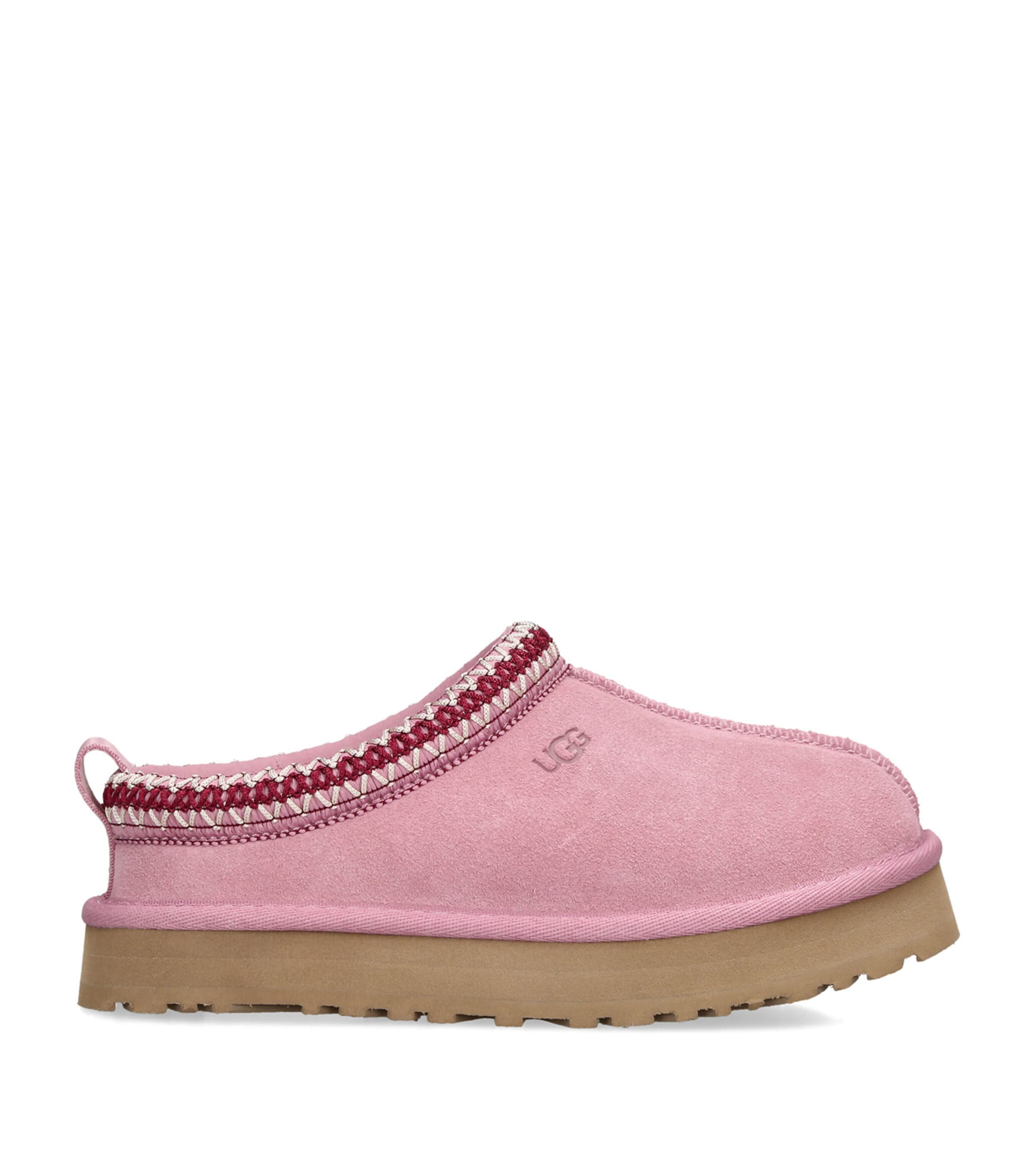 UGG Kids Suede Tazz Slippers Pink
