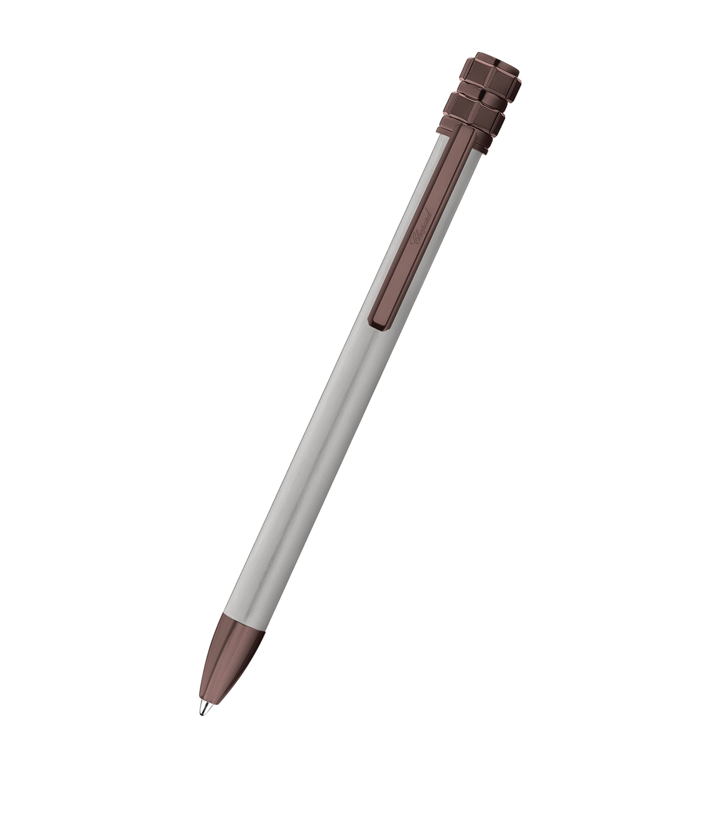 Chopard Ice Cube Ballpoint Pen Silver & Bronze