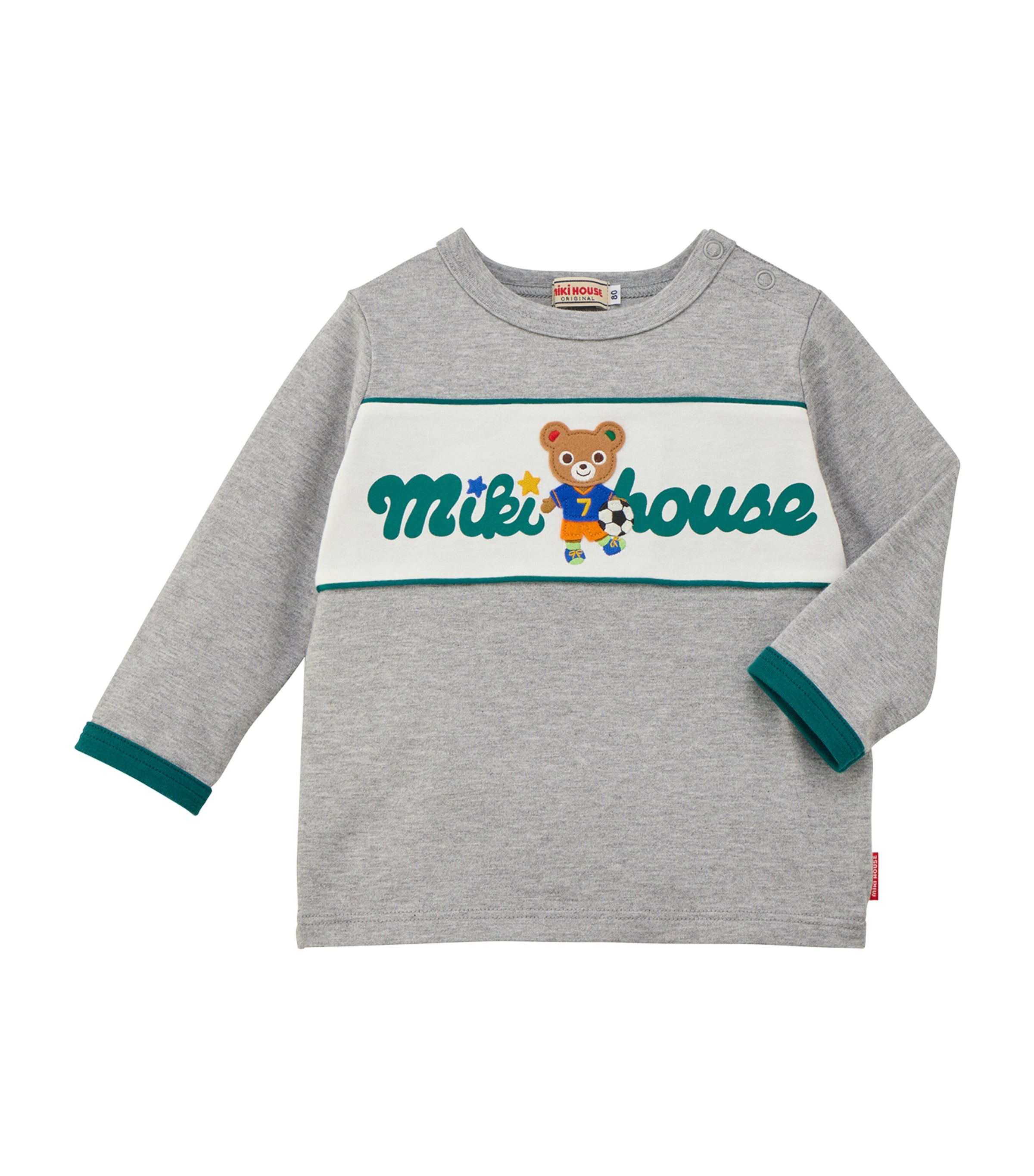 Miki House Cotton Bear Logo T-Shirt (12 Months-7 Years)