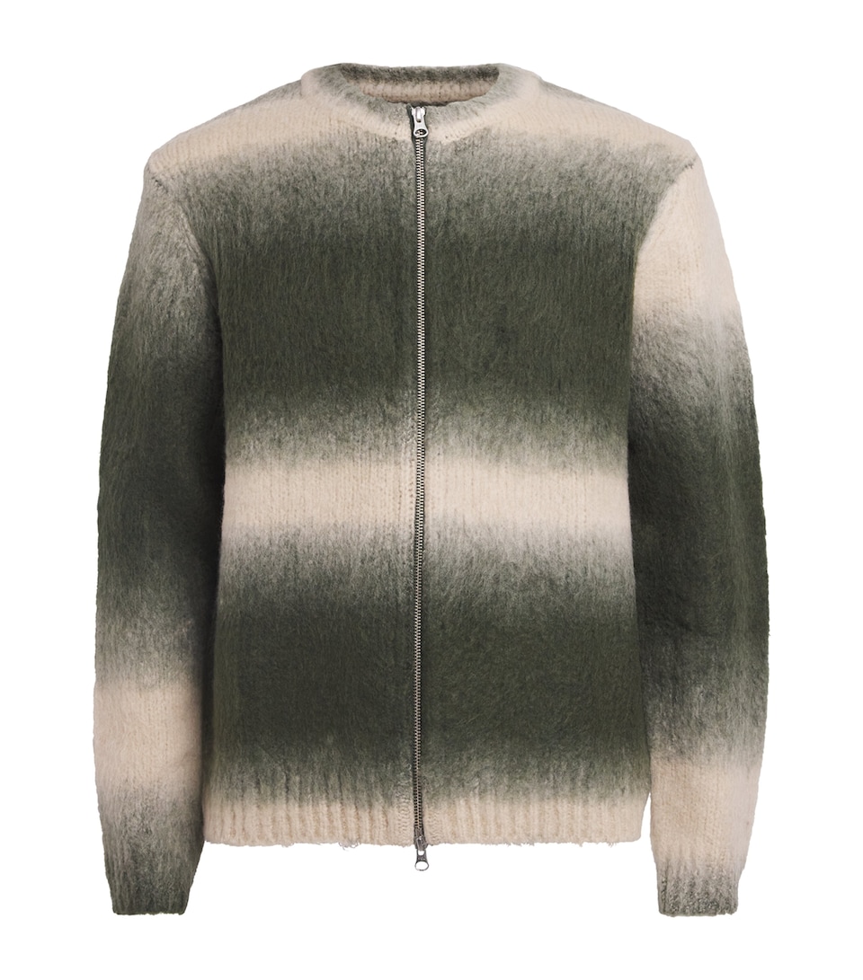 Wool-Blend Safabio Zip Cardigan