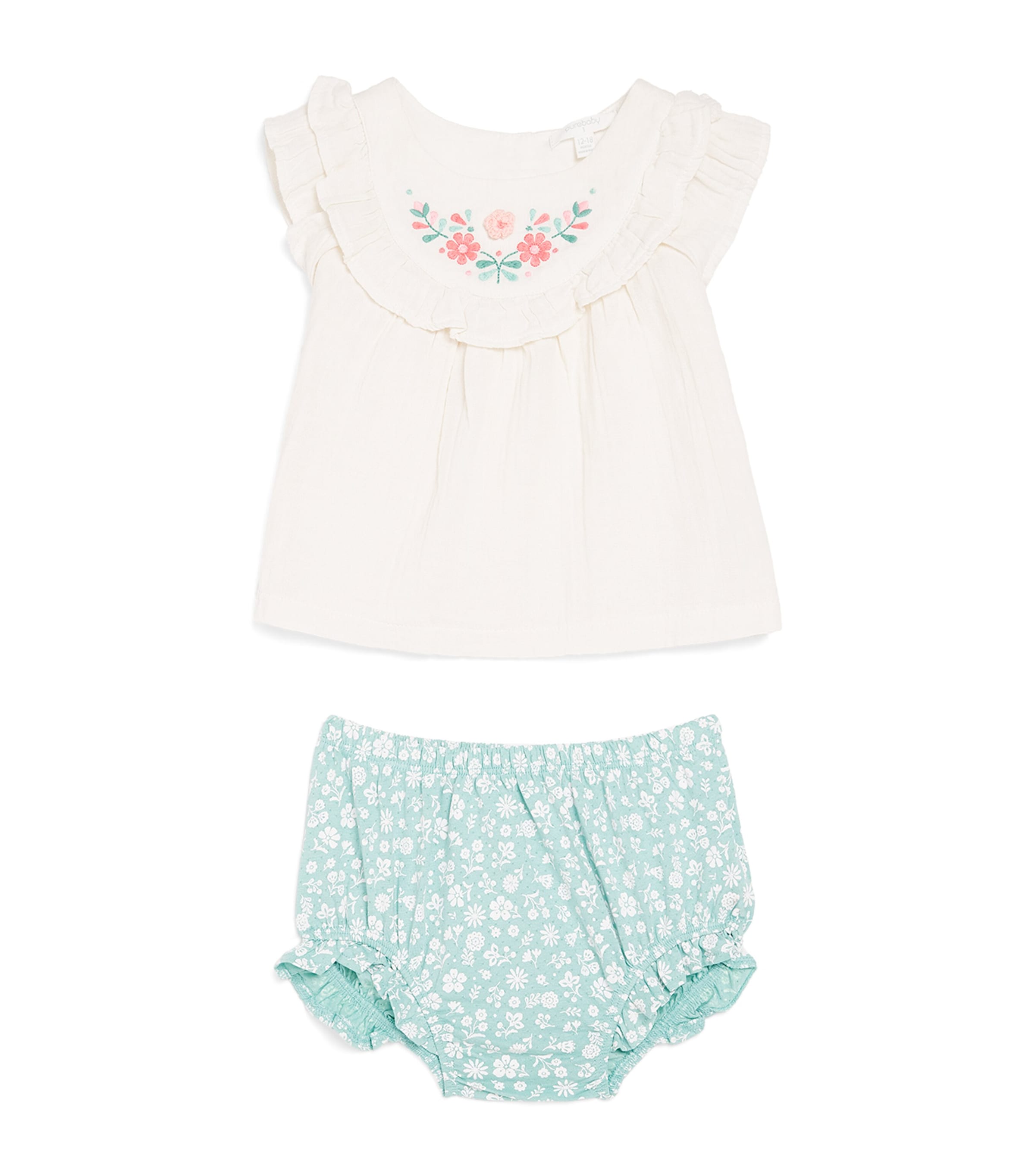 Organic Cotton Top and Bloomers Set (12-24 Months)