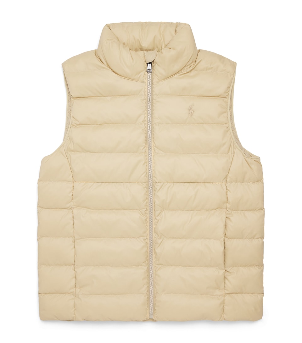Ralph Lauren Kids Logo Gilet (6-14 Years) Tallow Cream
