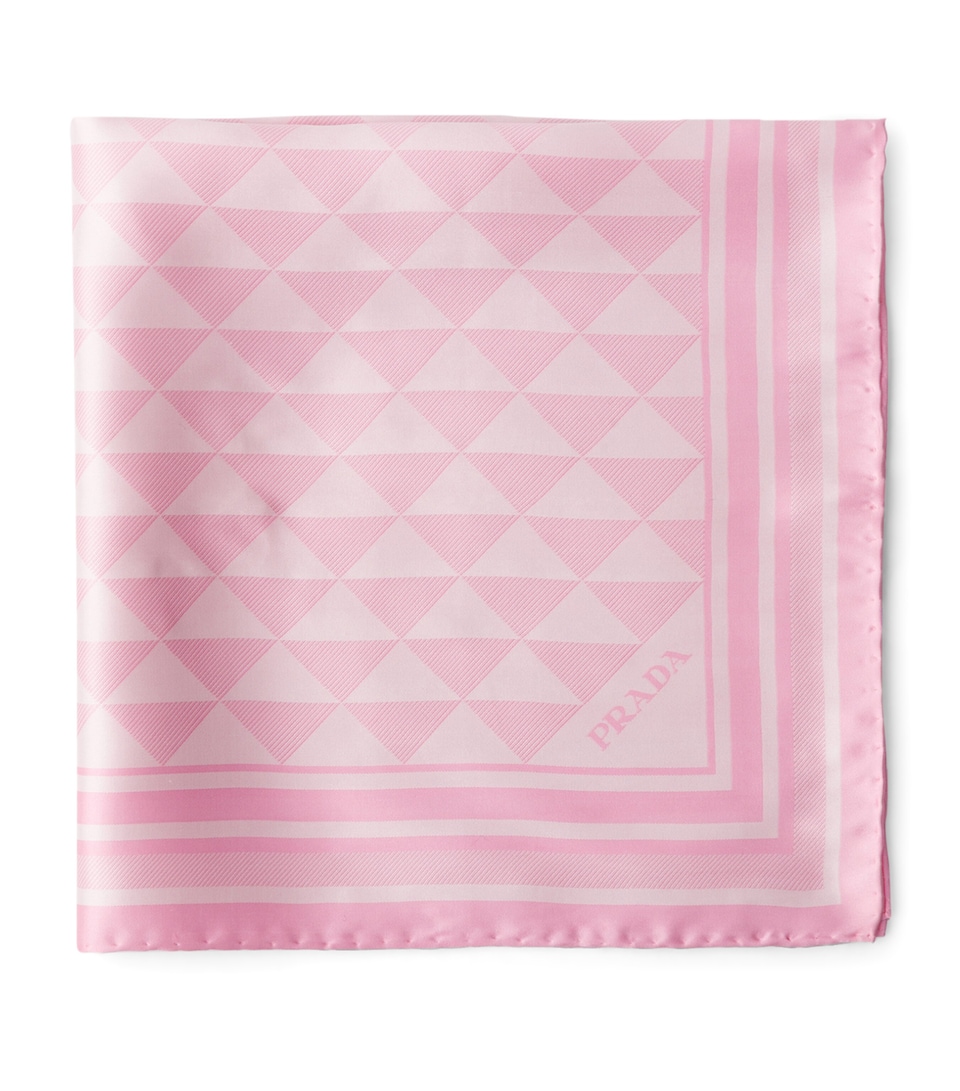 Prada Silk Triangle Scarf