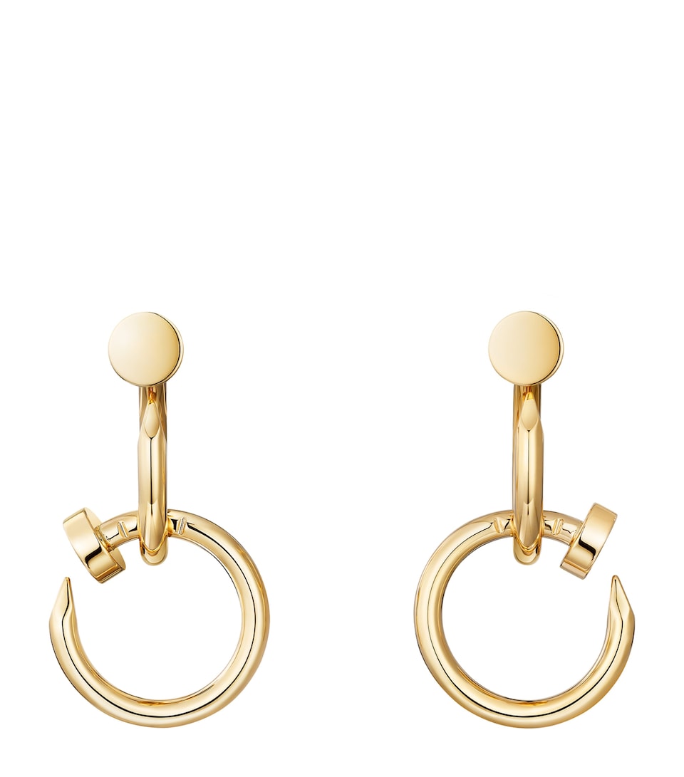 Yellow Gold Juste un Clou Earrings
