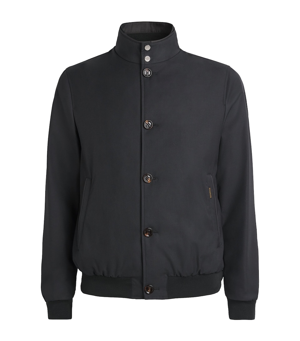 Moorer Mens Bernie-Pum Hybrid Jacket Dark Grey