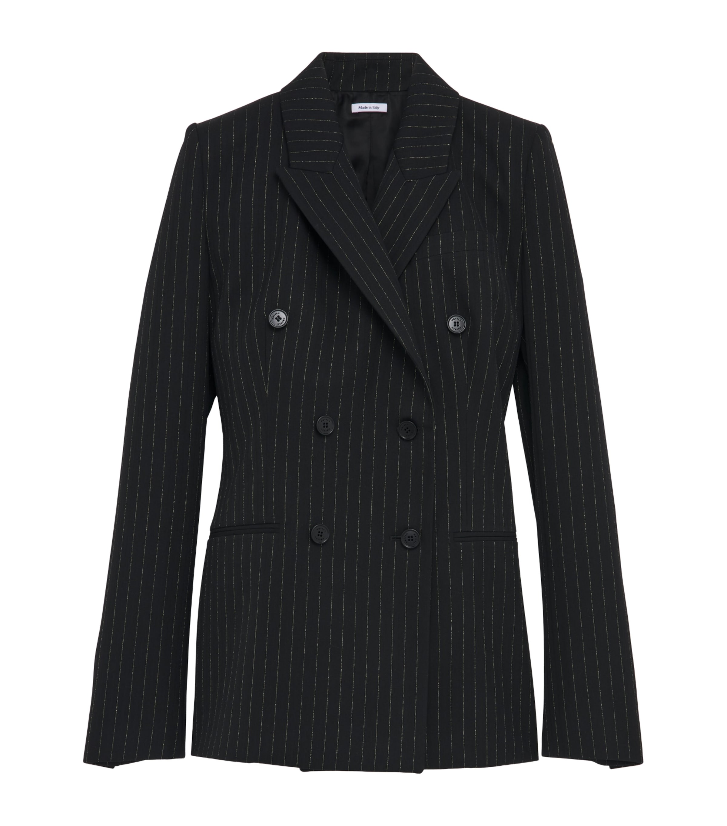 Wool Pinstripe Blazer