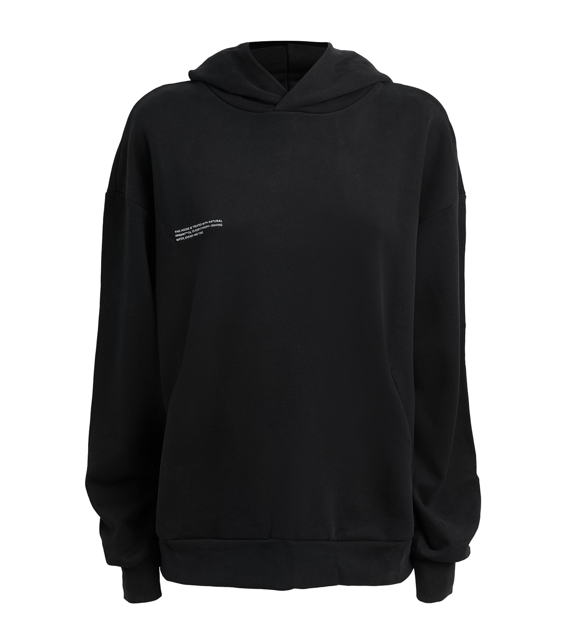 パーカー・フーディ Balmain Slouchy Black Organic Cotton Hoodie With Bold Logo Balmain Organic Cotton Logo Hoodie | Harrods US