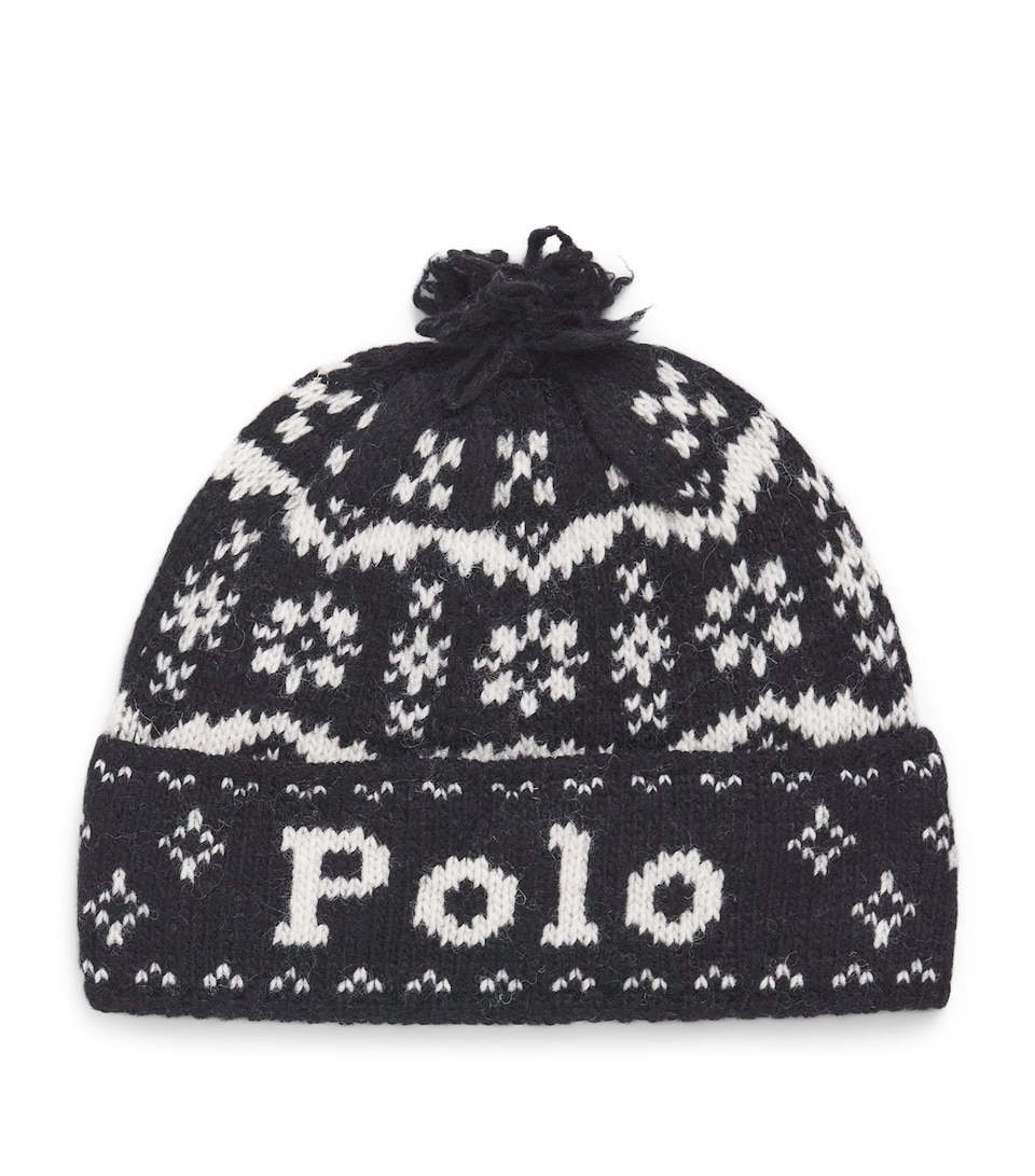 Polo Ralph Lauren Wool Polo Beanie Black