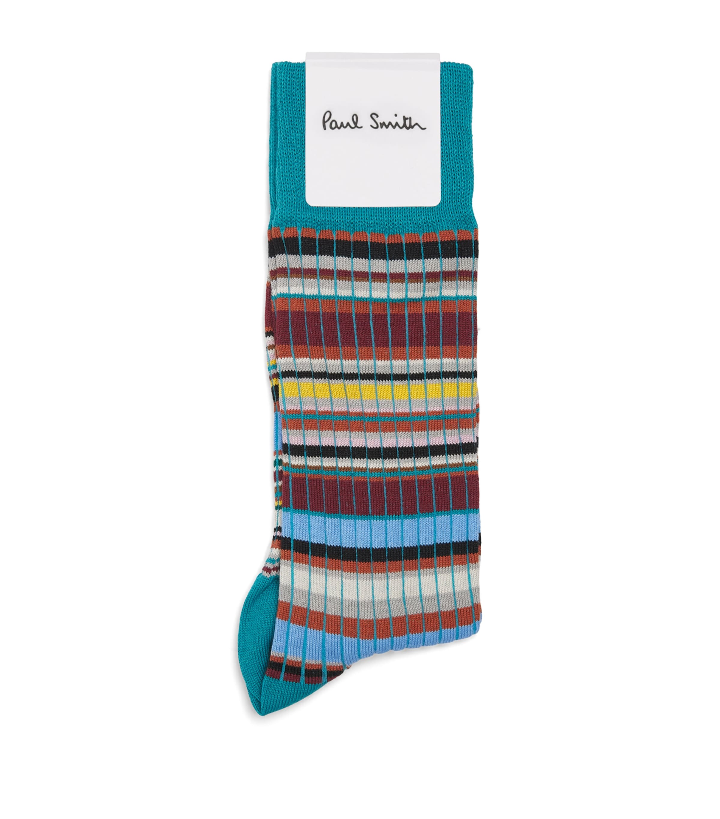 Paul Smith Mens Ribbed Signature Stripe Socks