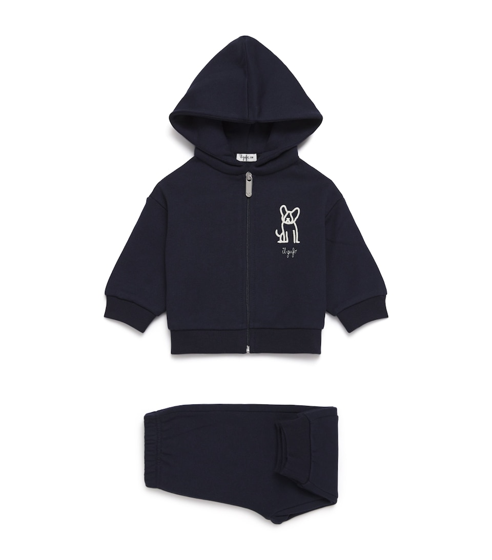Cotton Zip-Up Hoodie and Sweatpants Set (6-36 Months)