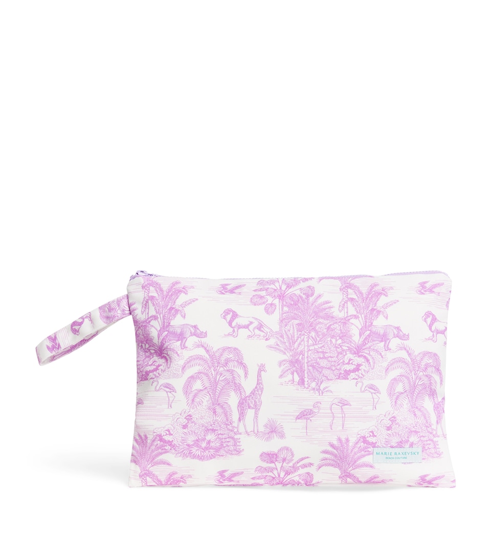 Large Waterproof Jungle Print Pouch
