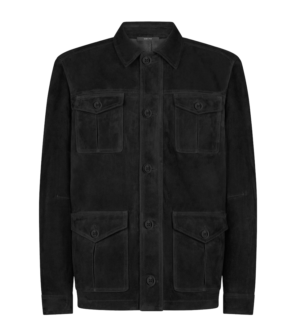 Suede Collared Jacket