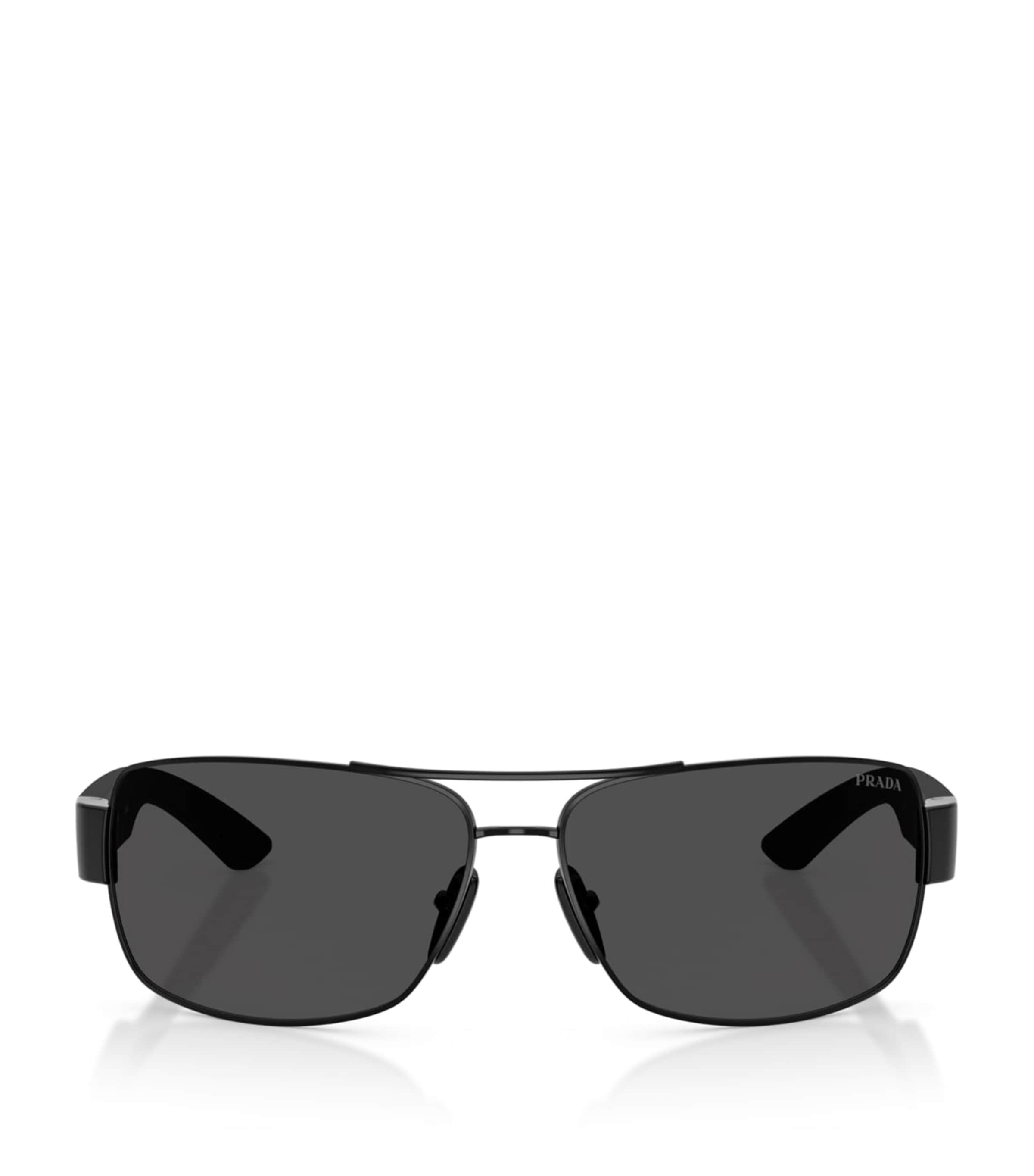 Prada Linea Rossa Metal PR B52S Sunglasses Black
