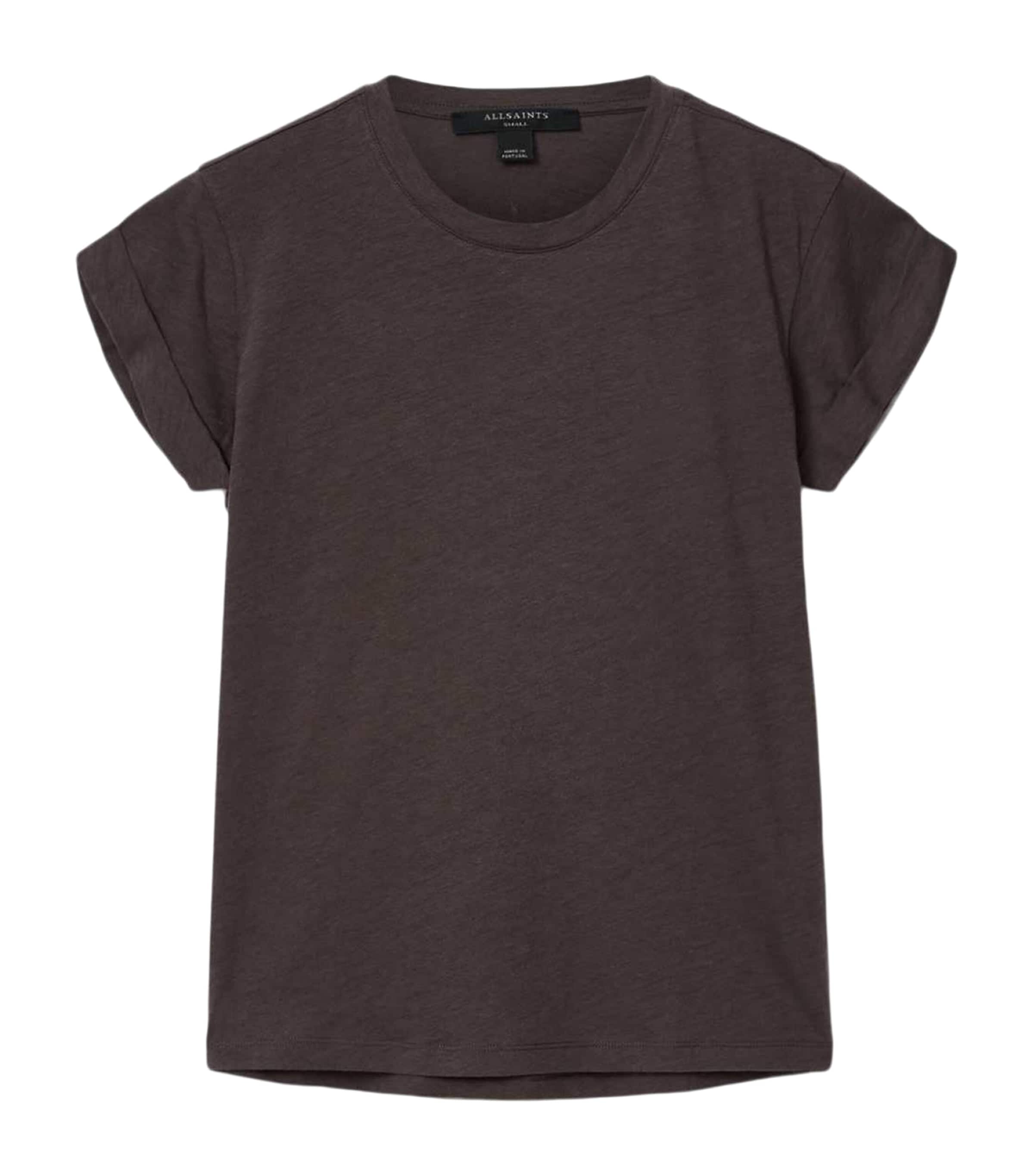 AllSaints Womens Slim Anna T-Shirt Bottle Brown