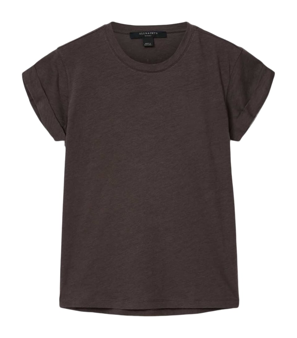 AllSaints Womens Slim Anna T-Shirt Bottle Brown