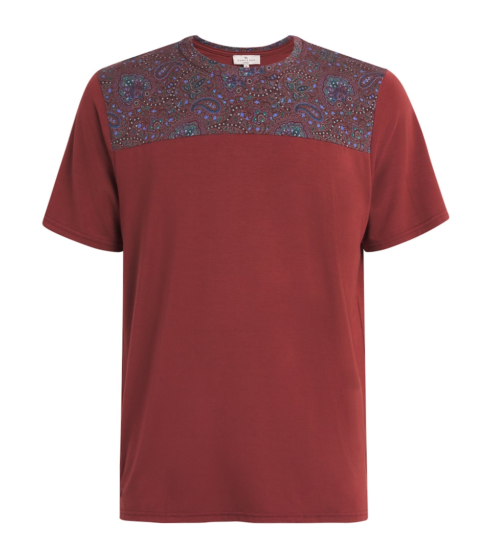 Paisley Trim T-Shirt