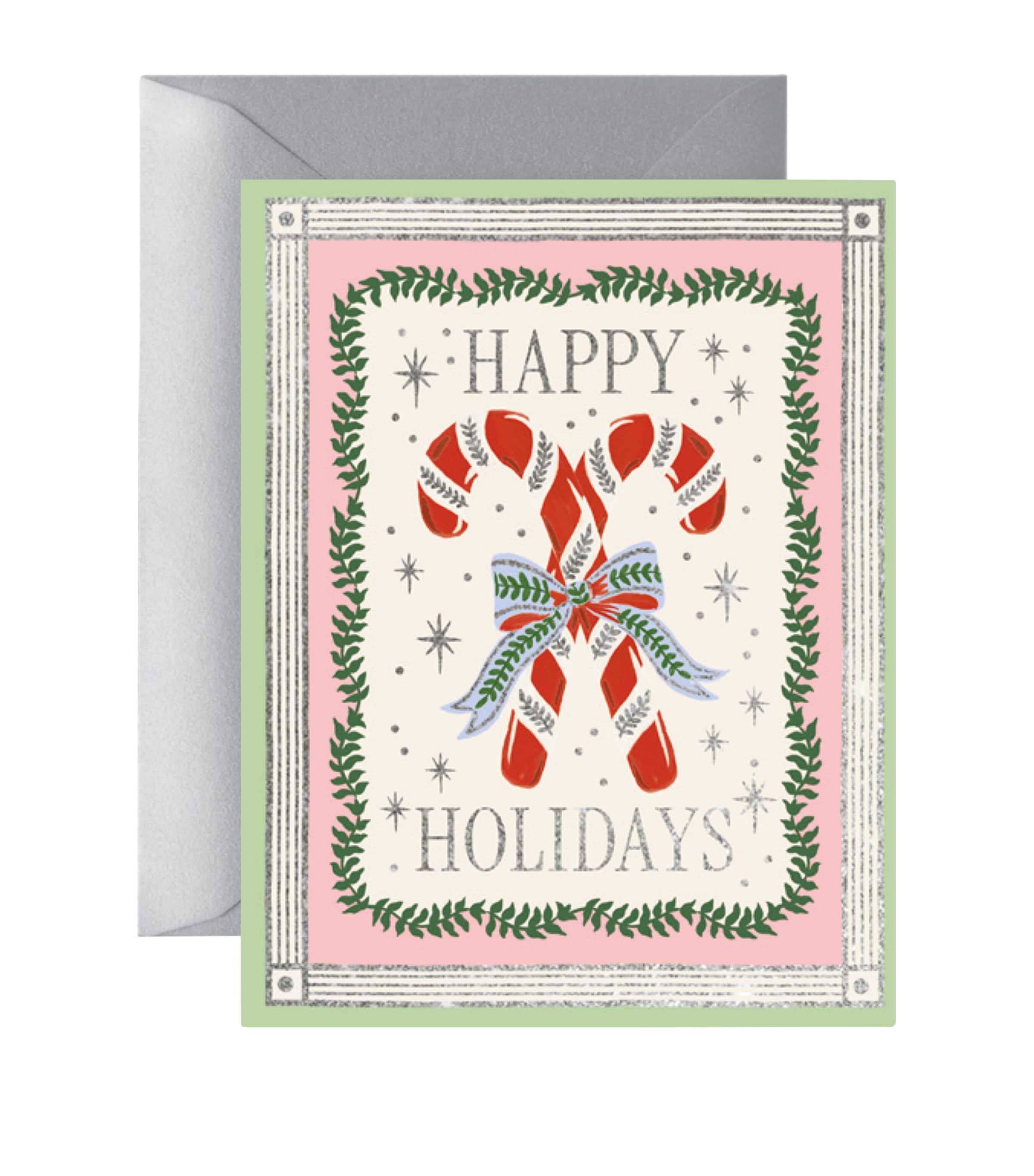 Rifle Paper Co. Candy Cane Christmas Card Mixed