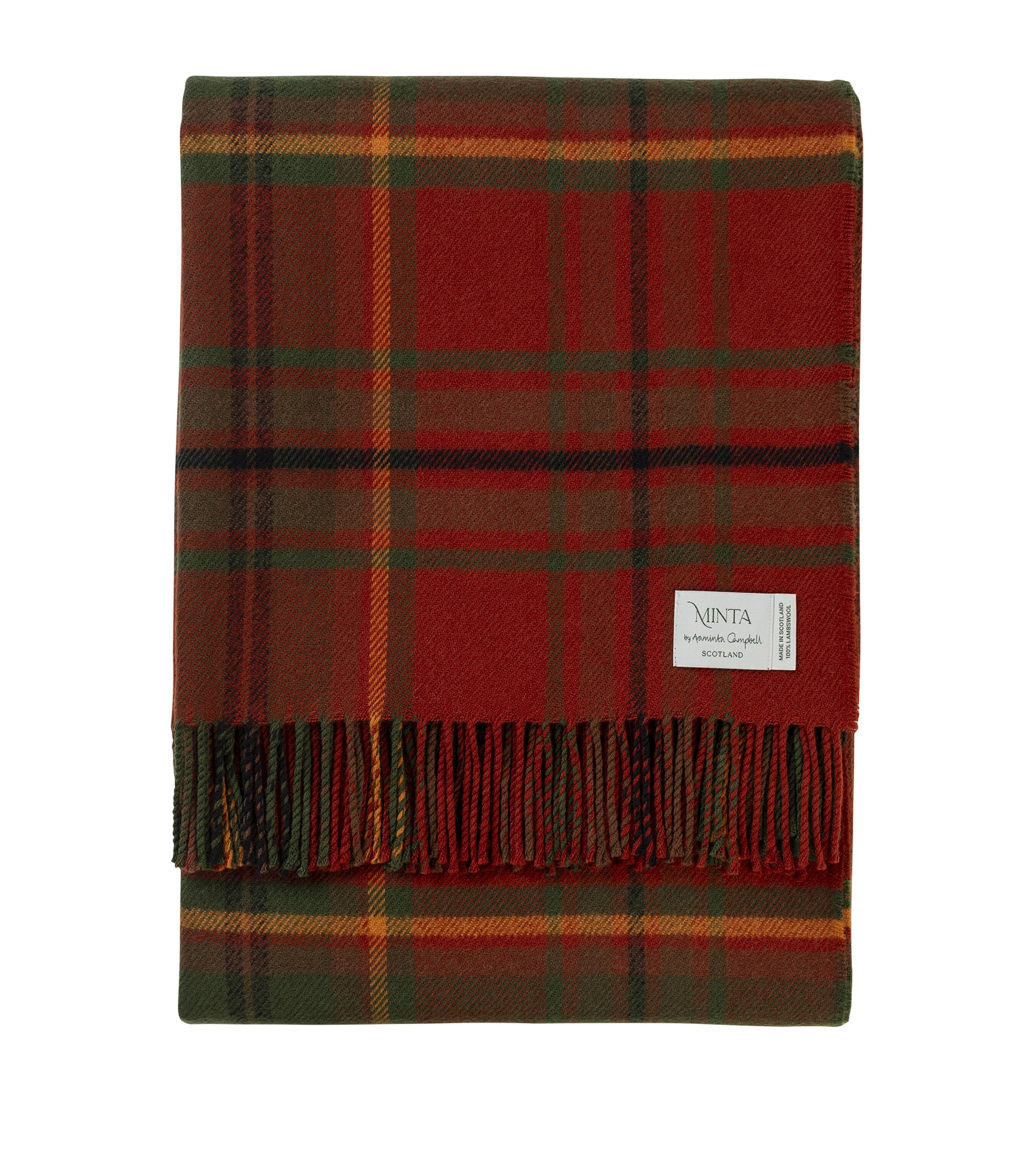 Araminta Campbell Wool Autumn Woodland Walk Throw (140cm x 180cm) Autumn Woodland Walk