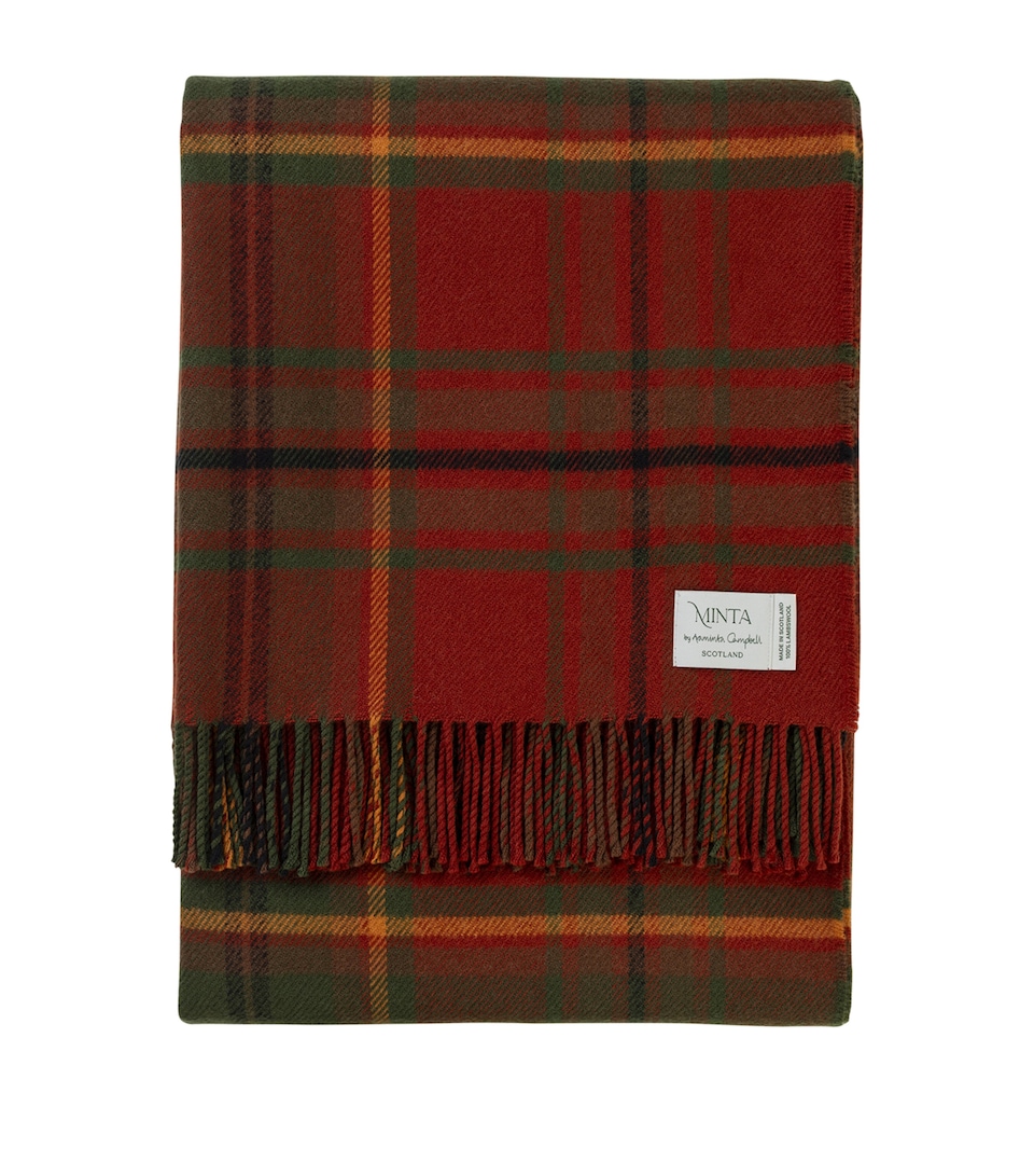 Araminta Campbell Wool Autumn Woodland Walk Throw (140cm x 180cm) Autumn Woodland Walk