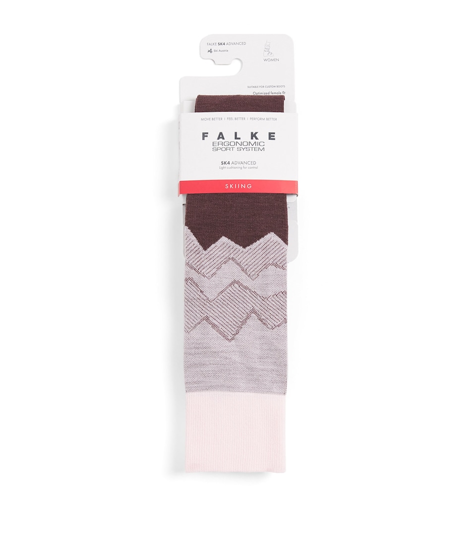 Falke Womens SK4 Skiing Socks Mahogany