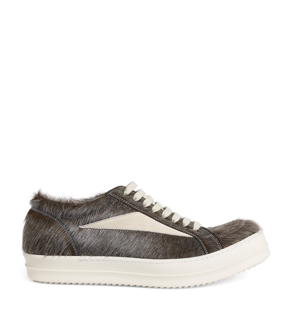 Pony  Hair Vintage Low-Top Sneakers