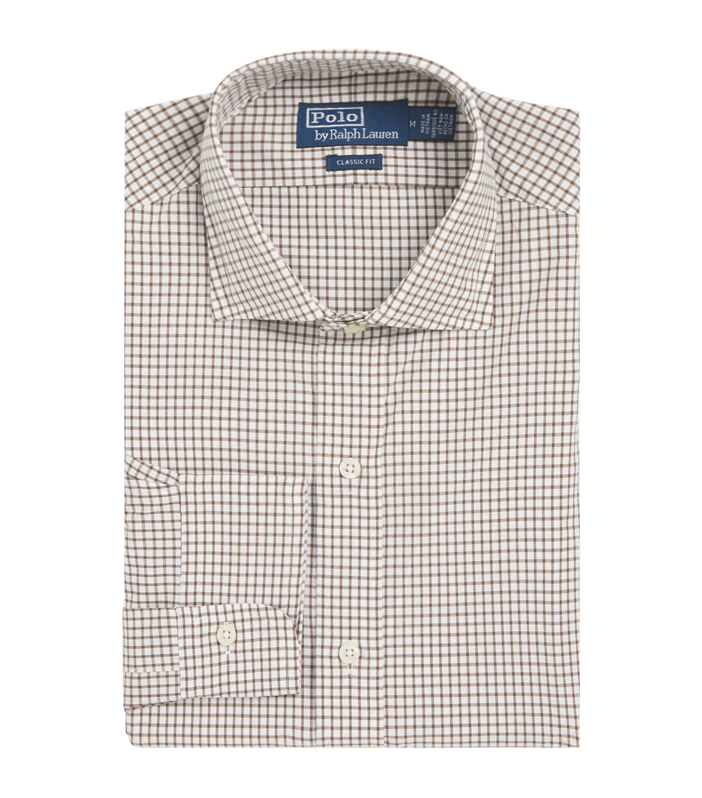 Cotton Poplin Check Shirt