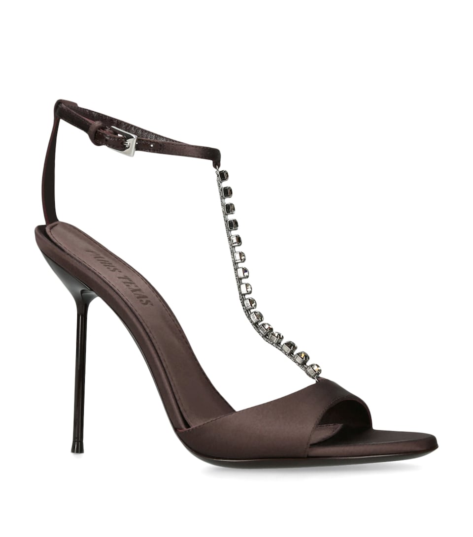 Lidia T-Strap Heeled Sandals 105