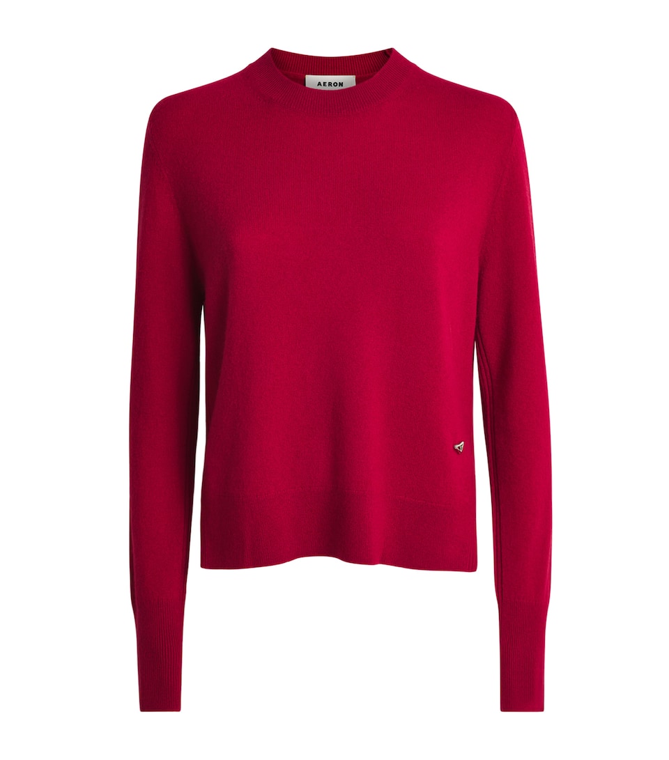 Wool-Cashmere Crew-Neck Sweater