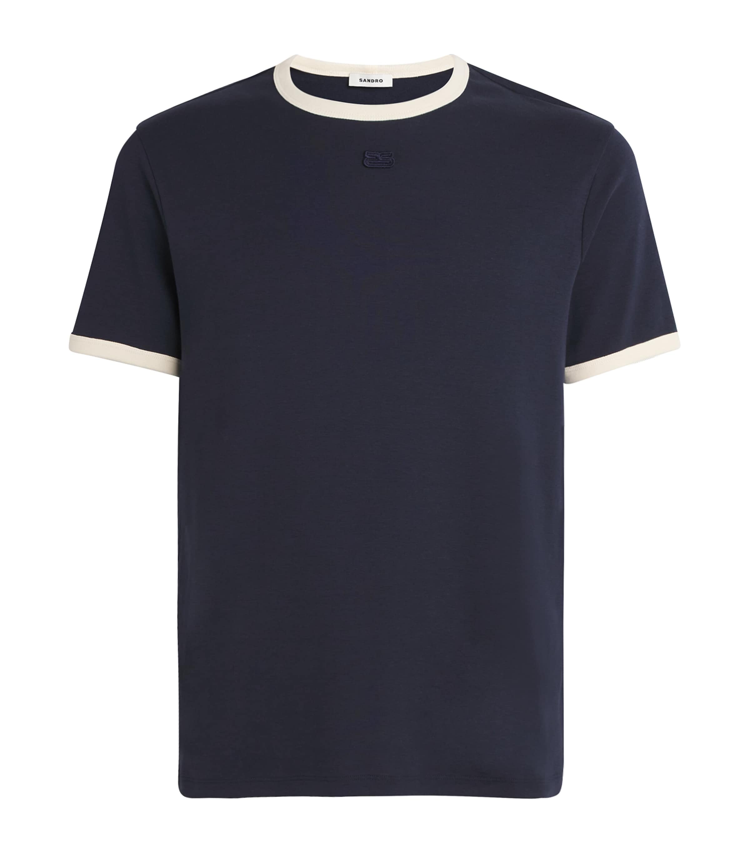 Tシャツ・カットソー FRED PERRY [Baseline] Twin Tipped T-Shirt 5JH350 Twin Tipped T-Shirt - Oxblood / Ecru / Court Blue | Men's T