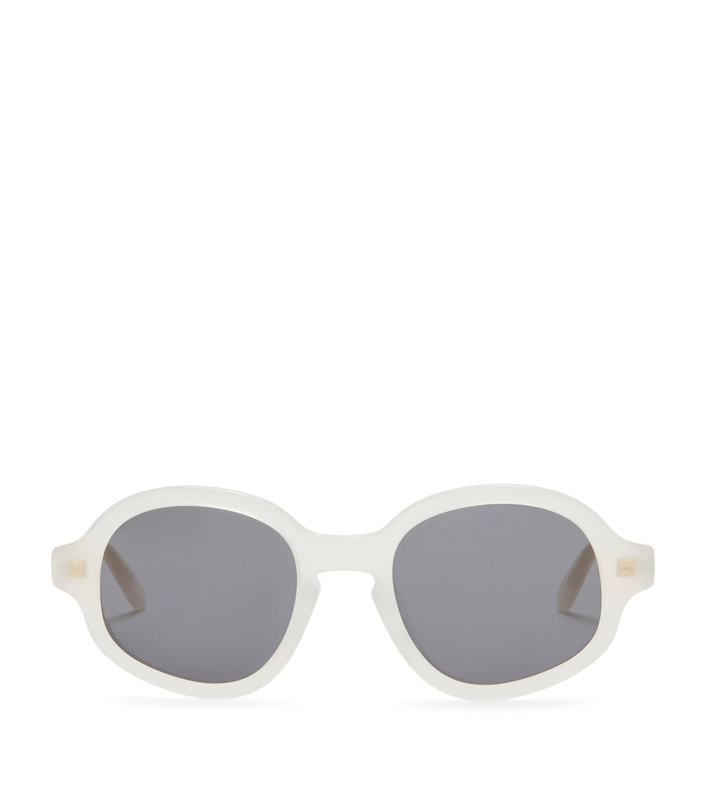 LOEWE Delta Slim Sunglasses Milky Ivory