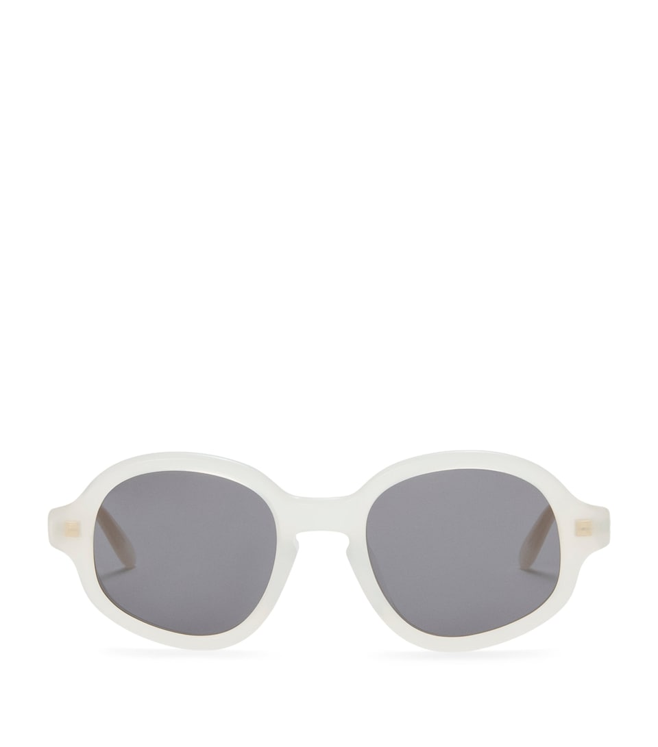 LOEWE Delta Slim Sunglasses Milky Ivory