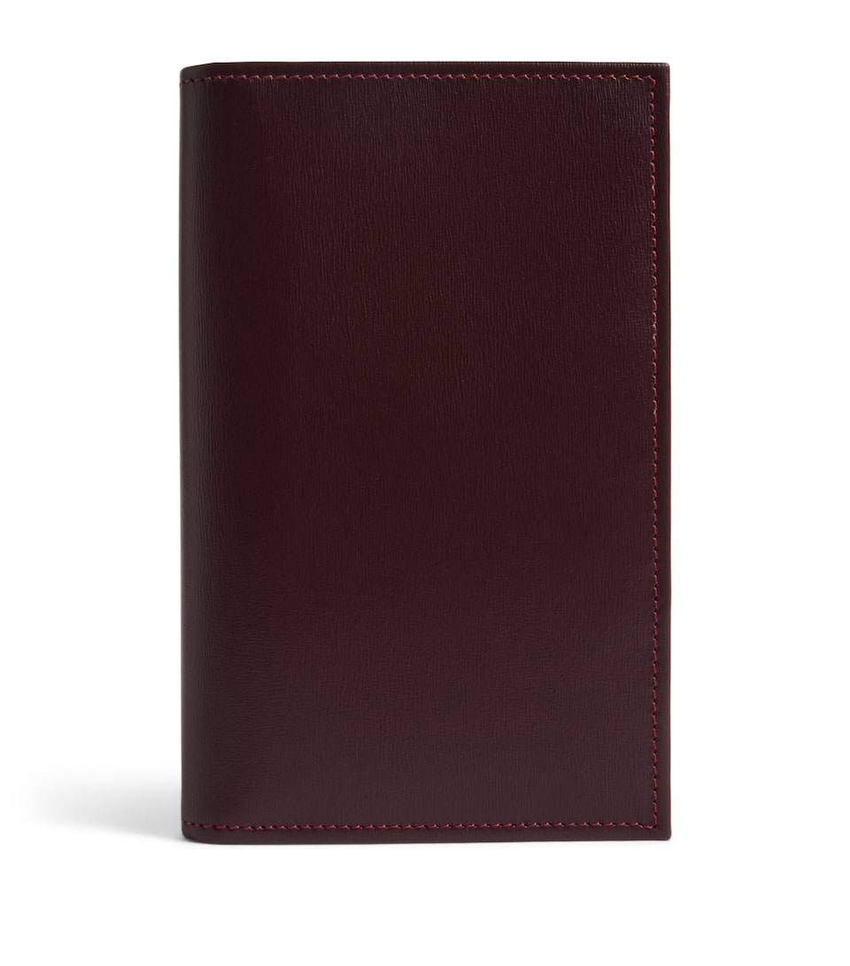 Swaine Leather Jacket Wallet Oxblood