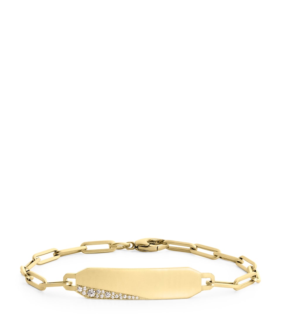 Jade Trau Small Yellow Gold and Diamond Alchemy Billie Bracelet Yellow Gold