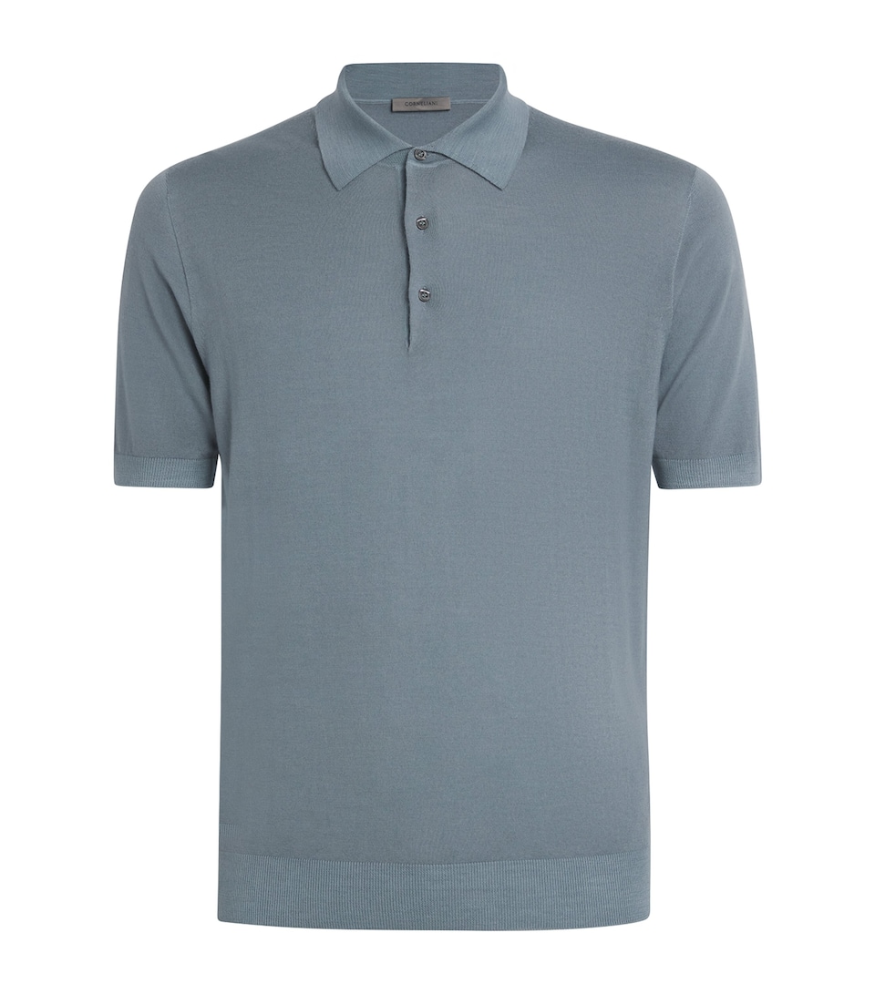 Virgin Wool Polo Shirt