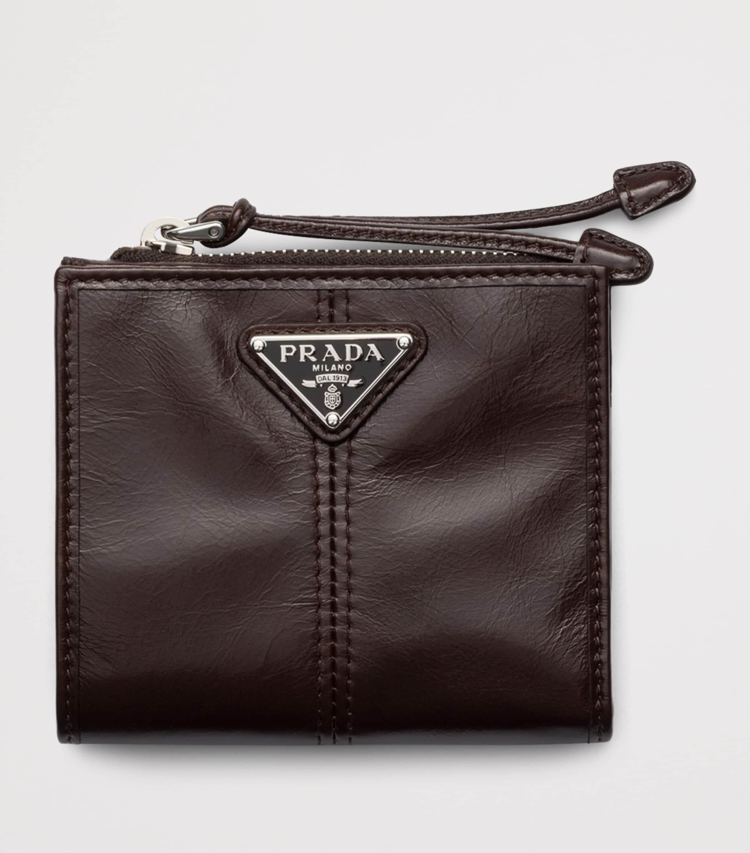 Small Leather Zipped Wallet