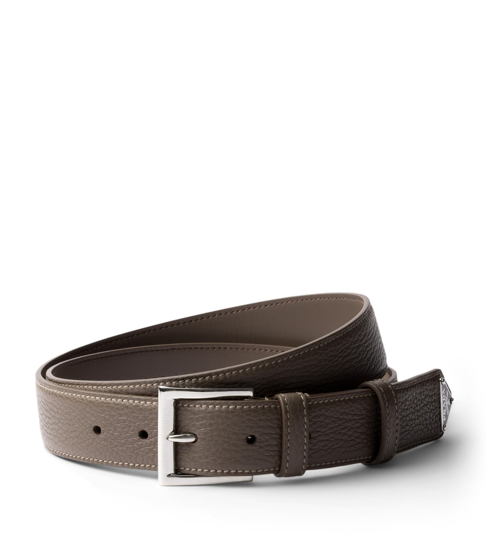 Leather Logo Belt