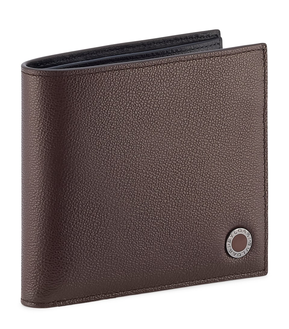 Leather Bvlgari Bvlgari Man Compact Wallet