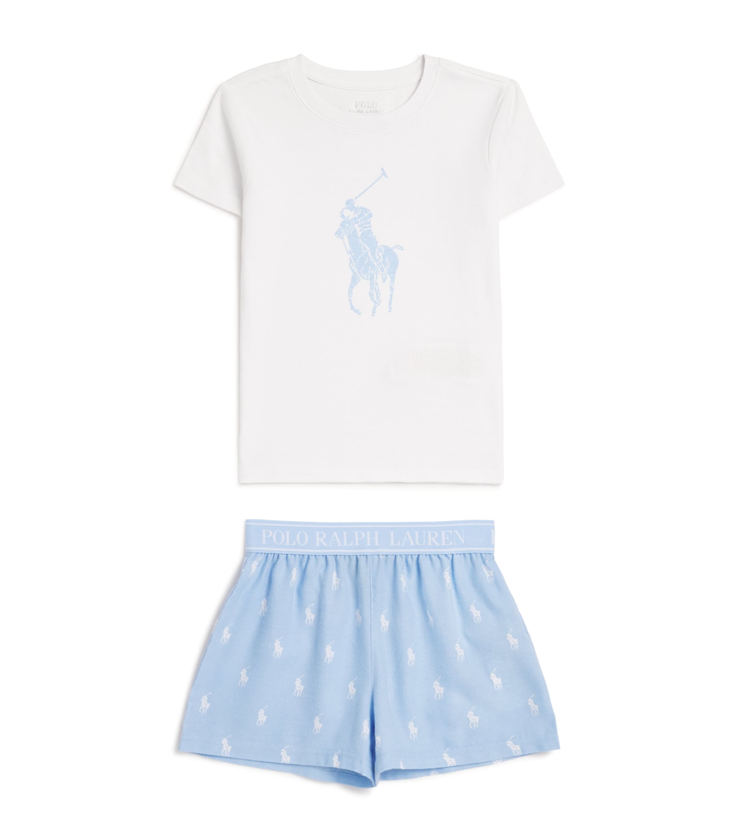 Cotton T-Shirt and Shorts Pyjama Set (3-7 Years)